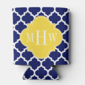 Monogram marineslein Marokkaans #5 Pineappel 3 Ini Blikjeskoeler (Achterkant)