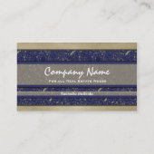 Monogram marmer Real Estate Foto Visitekaartjes 4 (Achterkant)