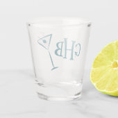 Monogram Martini Shot Glas (Achterkant)