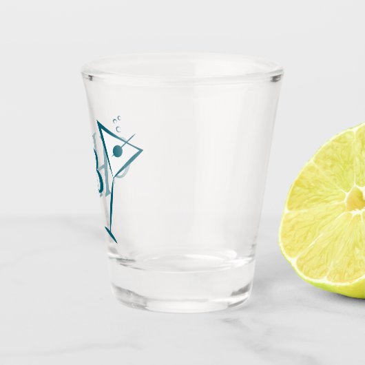 Monogram Martini Shot Glas (Rechts)