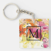 Monogram | medio juli sleutelhanger (Voorkant)