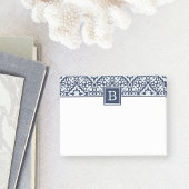 Monogram mediterraan Patroon Post-it® Notes