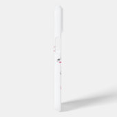 monogram meisjes voetbal blowout roze grijs Case-Mate iPhone case (Achterkant / Rechts)