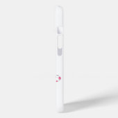 monogram meisjes voetbal blowout roze grijs Case-Mate iPhone case (Achterkant / Links)