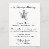 Monogram Memorial Letter L Programma (Achterkant)