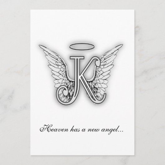 Monogram Memorial Tribution Letter K Programma (Voorkant)