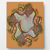  monogram met de letter C Fotoplaat (Voorkant)