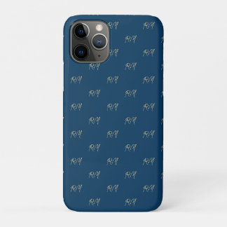 Monogram met eerste letters van je naam iPhone 11 pro hoesje