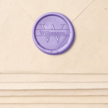 Monogram met naam Wax Seal