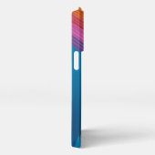 Monogram met Rainbow Ribbons Cell Phone Case iPhone Hoesje (Rechterkant)