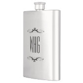Monogram met zwarte accenten flacon (Links)