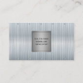 Monogram | Metalen achtergrond Visitekaartje (Achterkant)