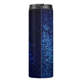 Monogram Midnite Blue Confetti Thermosbeker (Achterkant)