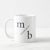 Monogram minimale enkelvoudige Mok (Links)