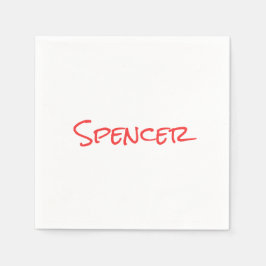 Monogram minimalist custom name  servet