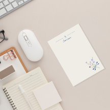 Monogram Minimalistische Dragonfly Botanical Cotta