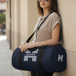 Monogram minimalistische retro plunjezak
