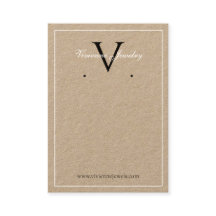 Monogram Minimalistische Sieraden Oorbellen Displa
