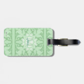  monogram (Mint Green) Bagagelabel (Achterkant horizontaal)