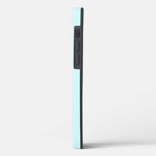 MONOGRAM MINT VERT ET coque iphone BLANC (Verso / Gauche)