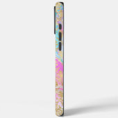 Monogram Modern Abstract Glitter Gepersonaliseerd Case-Mate iPhone Case (Achterkant / Links)
