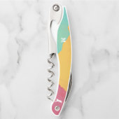 Monogram Modern Art Waterverf Kurkentrekker (Voorkant)