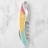 Monogram Modern Art Waterverf Kurkentrekker (Achterkant)