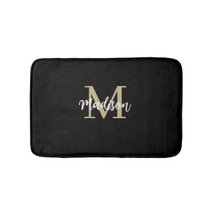 Monogram Modern Black en Tan Sand Badmat