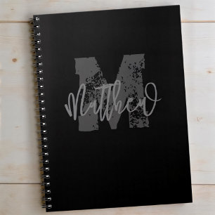 Monogram Modern Boy Back-to-School Huiswerk Notitieboek