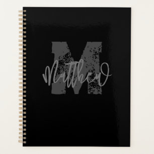 Monogram Modern Boy Back-to-School Huiswerk Planner