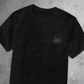 Monogram Modern Cool Grunge Jouw naam toevoegen T-shirt