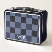 Monogram Modern Cottcore Gingham Check Pset (Voorkant)