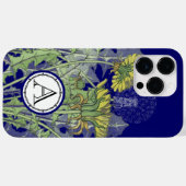 Monogram Modern Dandilion Flower Case-Mate iPhone Case (Achterkant (horizontaal))