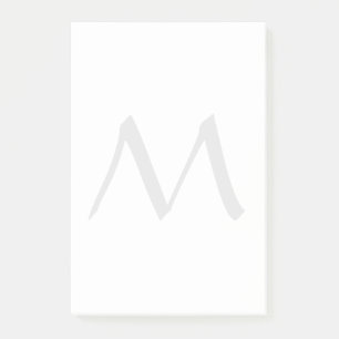 Monogram Modern Eenvoudig Minimalistisch Eenvoudig Post-it® Notes