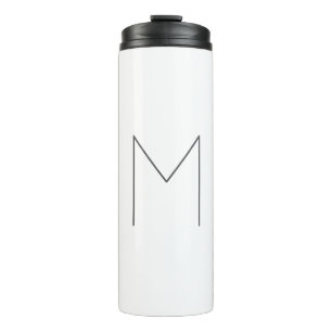 Monogram Modern Eenvoudig Minimalistisch Eenvoudig Thermosbeker
