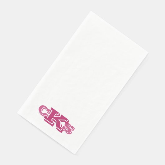 Monogram Modern Fun Guest Bath Paper Towels Servet (Hoek)