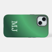 Monogram Modern Green Holiday (Verso Horizontal)