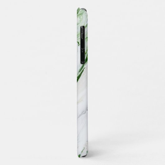 Monogram Modern Groen Wit Stijlvol Aangepast Case-Mate iPhone Case (Achterkant/links)