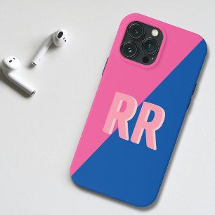 Monogram Modern Kleurrijk iPhone 13 Pro Max Hoesje