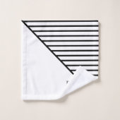 Monogram Modern Line Art Bad Handdoek (Wasdoekje)