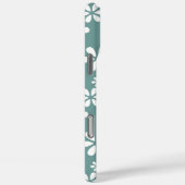 Monogram Modern Meisje Bloemen Patroon Gepersonali Case-Mate iPhone Case (Achterkant / Rechts)