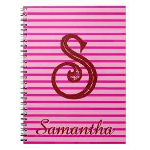 Monogram Modern Preppy Back-To-School Notitieboek