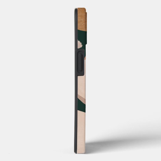 Monogram modern roestgroen abstract stijlvol chic Case-Mate iPhone case (Achterkant / Rechts)