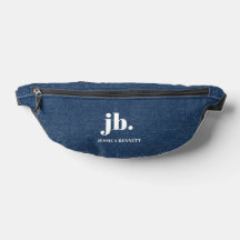Monogram Modern Spijkerbroek Textuurprint