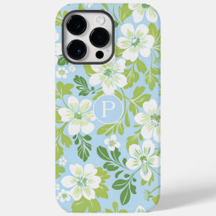 Monogram Modern Spring Primroses Bloemmotief Case-Mate iPhone 14 Pro Max Hoesje
