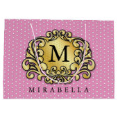 Monogram Modern Stijl Maak Je Eigen Groot Cadeauzakje (Achterkant)