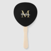 Monogram Modern Tan Black Sand Handwaaier (Achterkant)