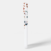 Monogram Modern Terrazzo Mozaïekpatroon Case-Mate iPhone Case (Achterkant / Links)