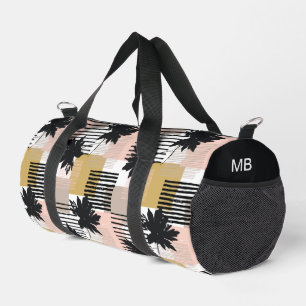 Monogram Modern Tropisch Strand Abstract Patroon Plunjezak