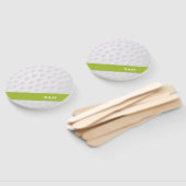 Monogram. Moderne golfbal textuur. Handwaaier (Niet-gemonteerd)